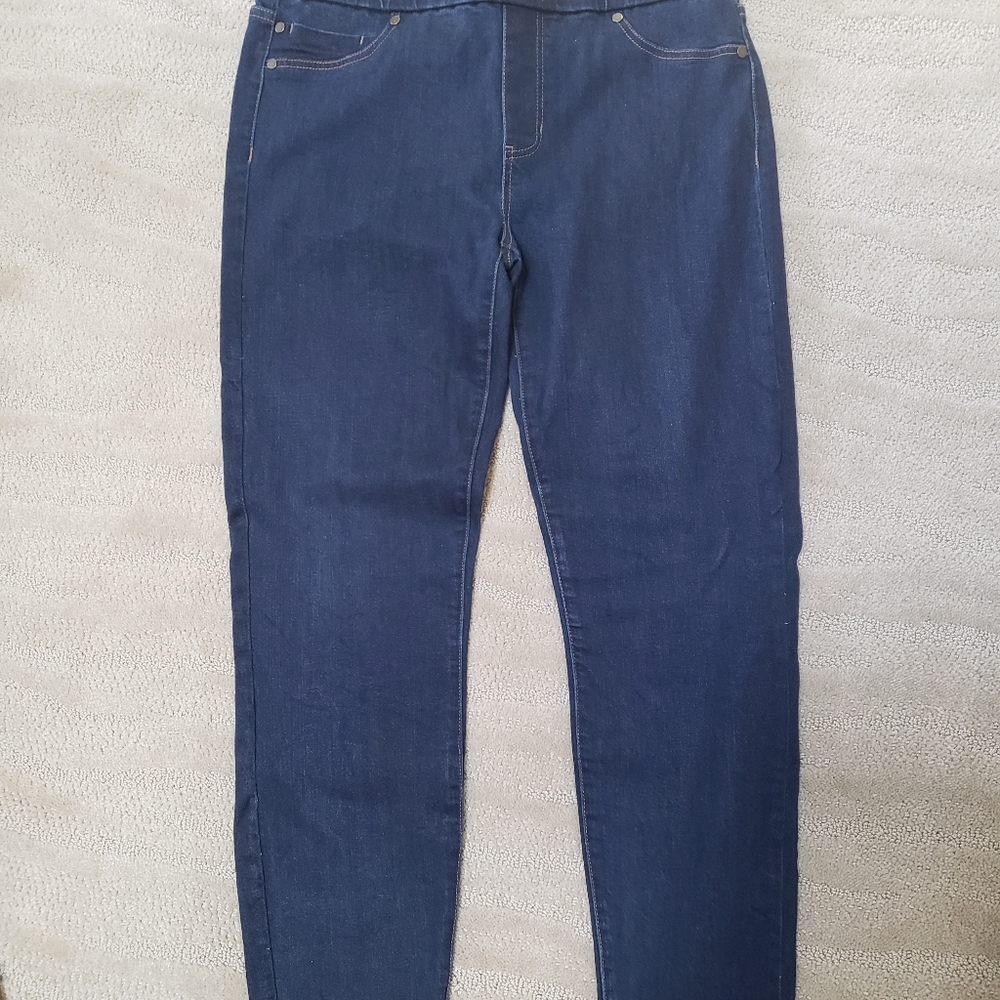 Blue jean leggings